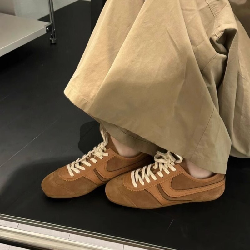 Genuine Leather Retro Women's New Autumn Casual Versatile Sneakers