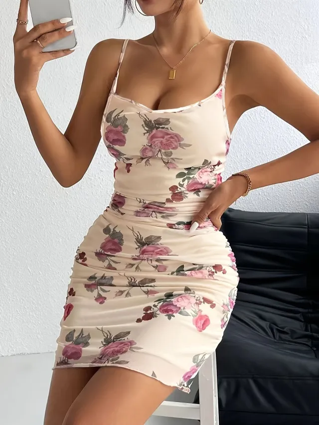 Spring And Summer Elegant Slim Sleeveless Dress Color - Shop at LoveMi