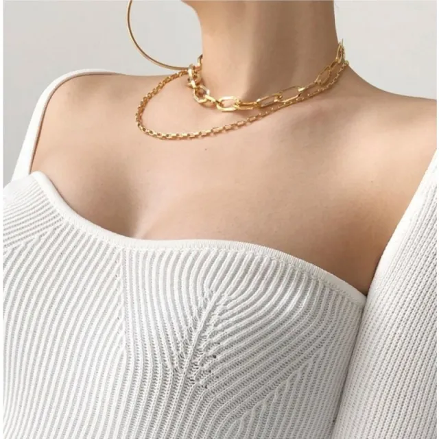 Irregular Design Sweater Thin Sweater White - Shop at LoveMi