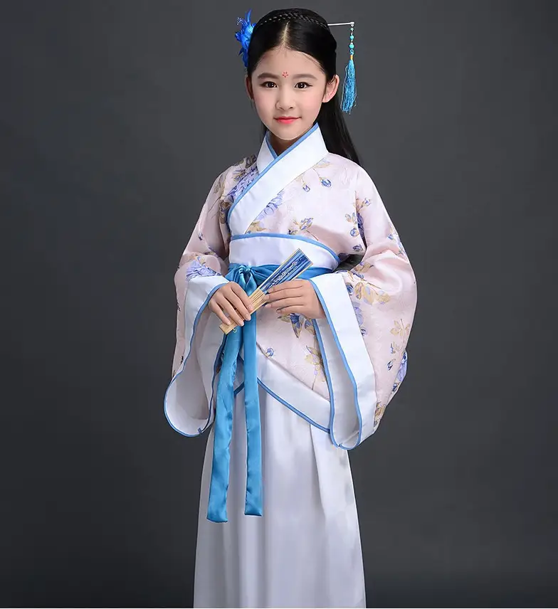 Children's Han Chinese Costume Tang Suit Performance Costumes