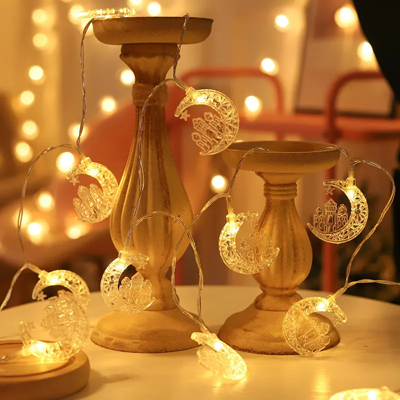 LED Moon Castle Lighting Chain Holiday
