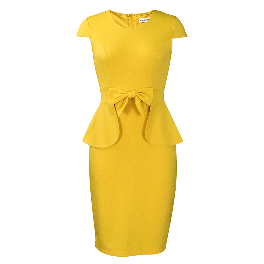 Women's Elegant Fitted Hip-Hugging Casual Dress 8