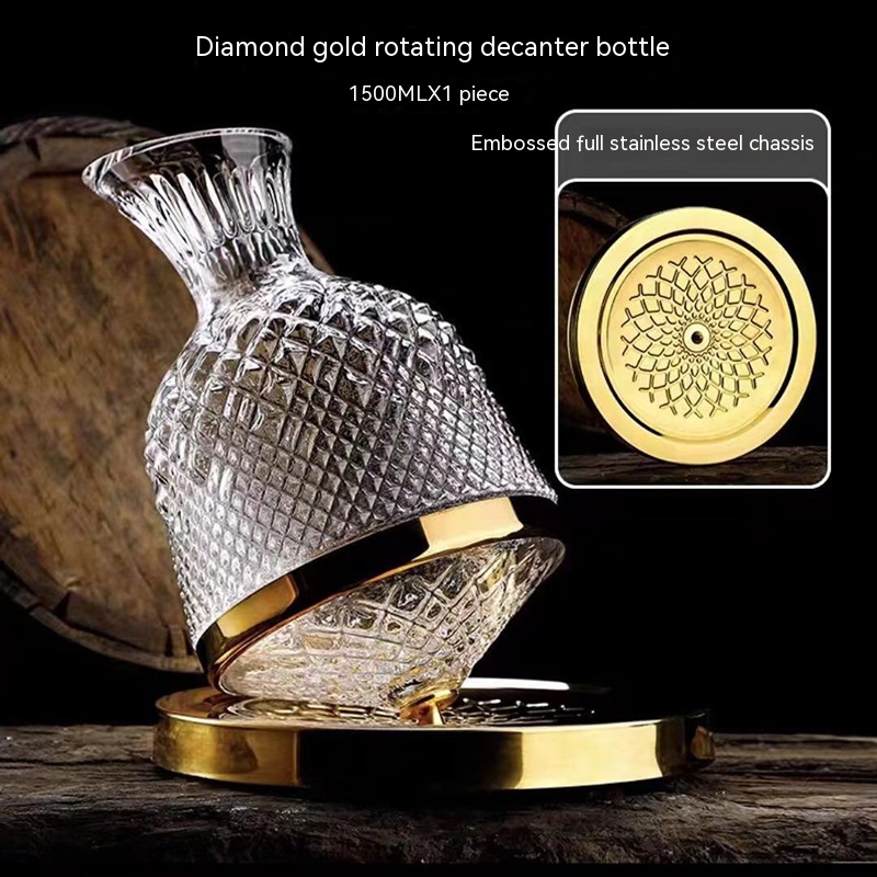 Gold Wine Decanter