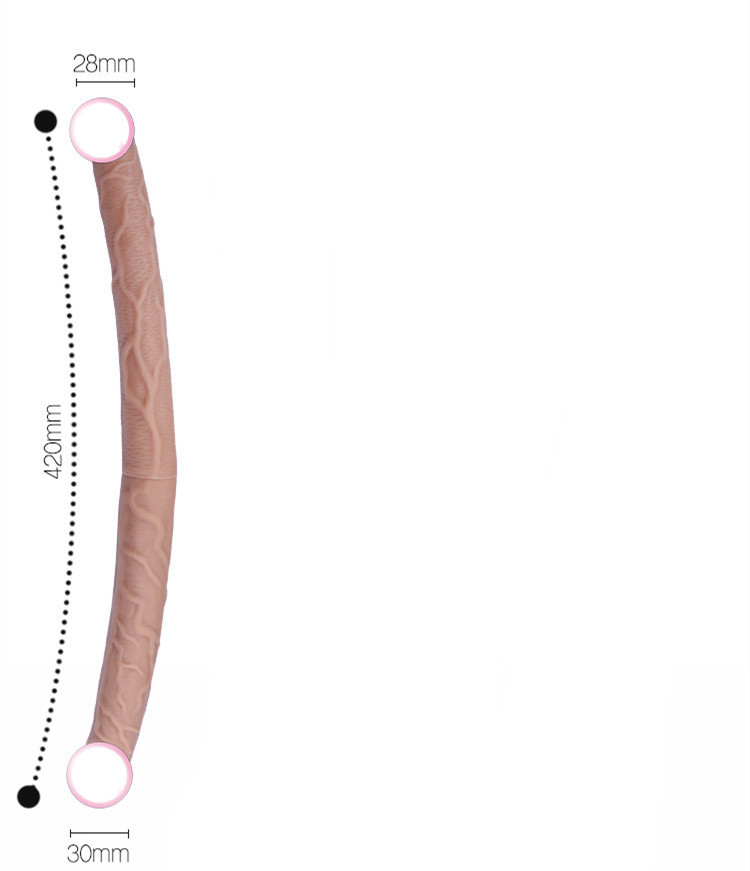 Women's Double-headed Dragon Liquid Silicone Massage Toy