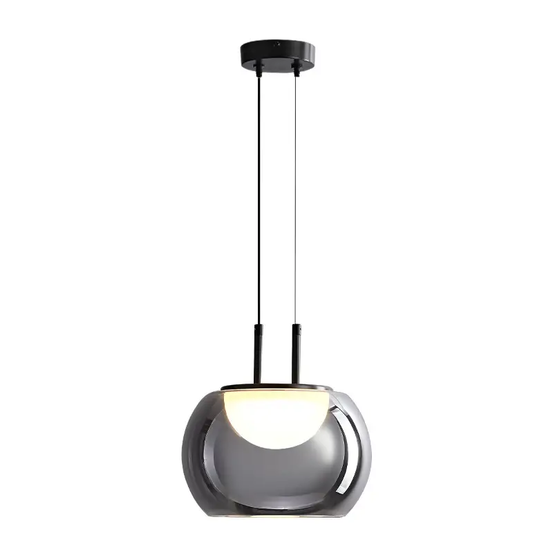 Restaurant Glass Single-head Pendant Light