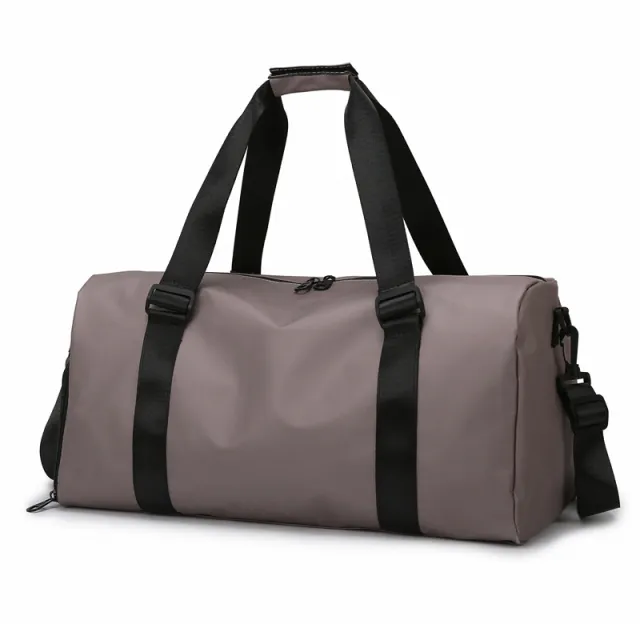 Simple Solid Color Travel Large Capacity Swimming Gym Bag Pink - Shop at LoveMi