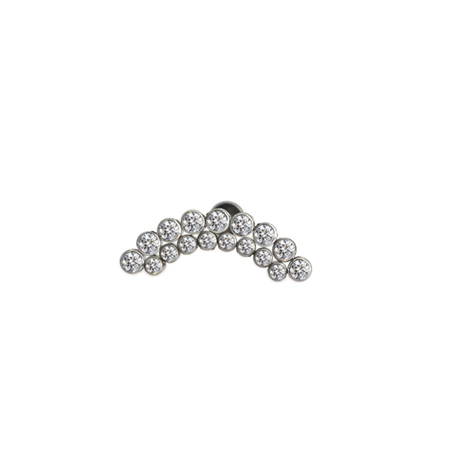 Titanium Nail Ear Bone Stud Welding Ball