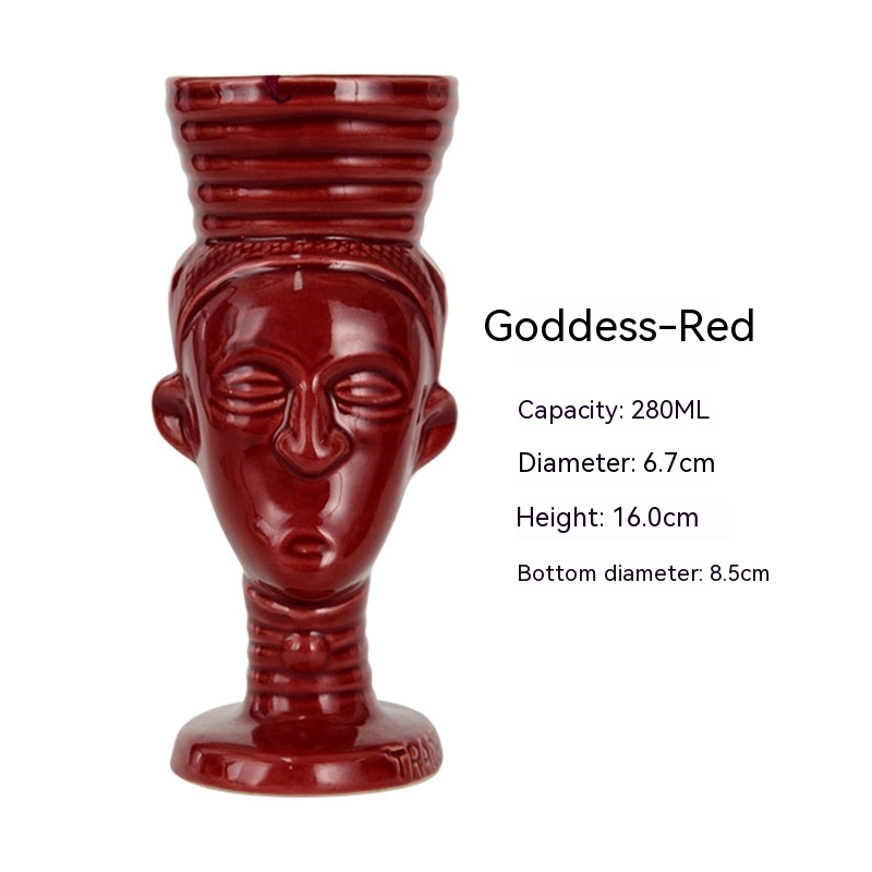 Witch Statue Red