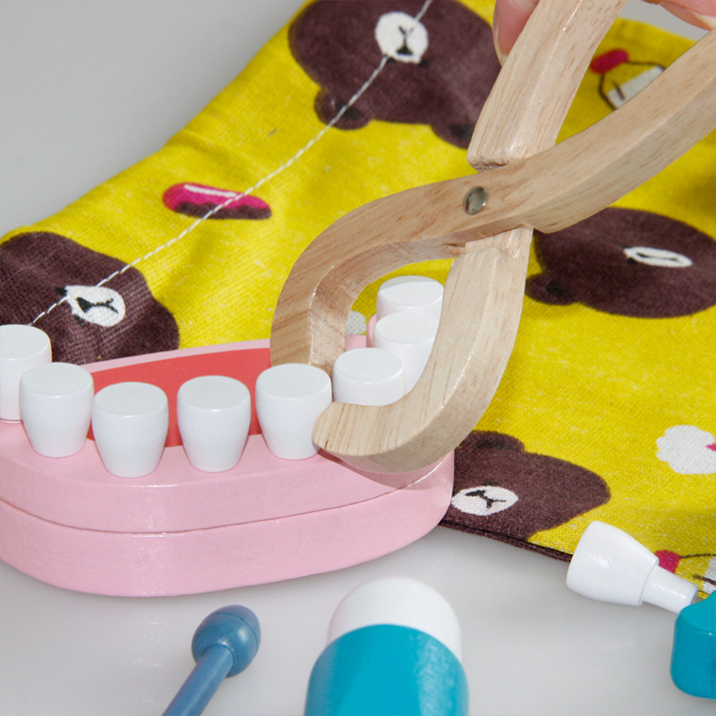 Kindergarten Childrens Dentist Playset Educational Toy