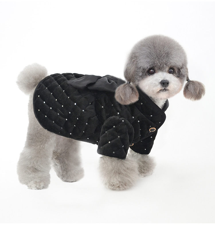 Title 8, The New Pet Cotton Coat Keeps Warm and Velvet S...