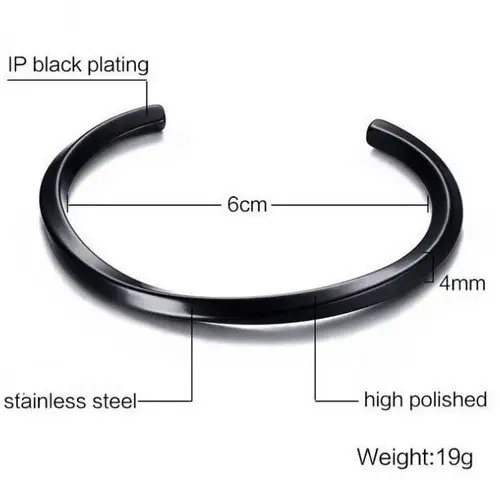 Twisted Ring Square Twisted Stainless Steel Bracelet