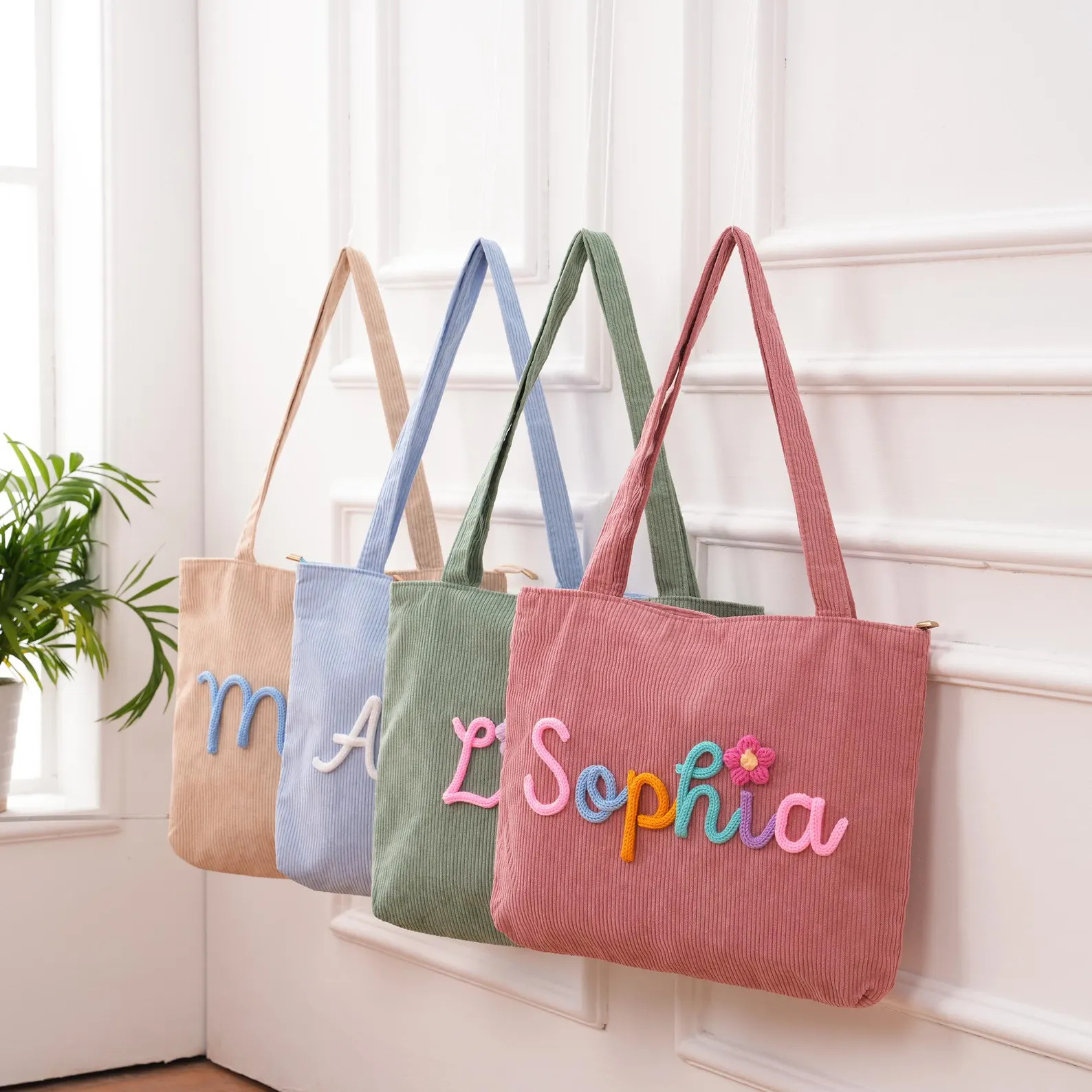 Fashionable, Trendy, And Minimalist Corduroy Casual Womens Handbag