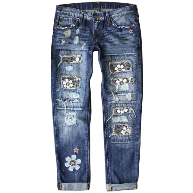 Slim fit Printed Women's Denim Pants 3250B - Shop at LoveMi