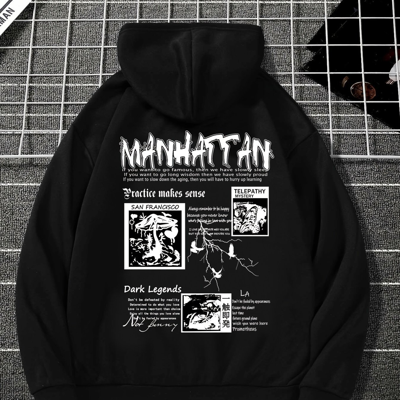 $12.40 Men's Casual Drawstring Pocket Hoodie