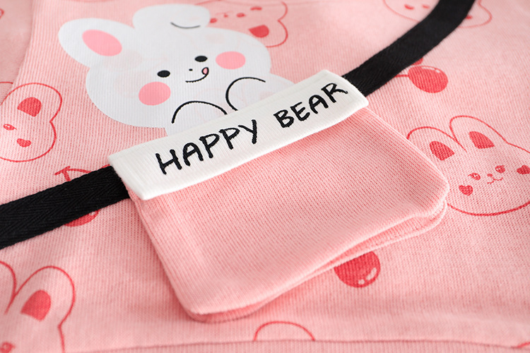 Printed Cartoon Round Neck Long-sleeve Suit Baby Casual Trousers Two-piece Suit