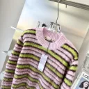 Round Neck Pullover-L