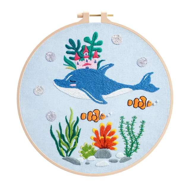 Diy Material Package Original Infauna Series Beginner Entry Manual Embroidery Kit Style2 - Shop at LoveMi