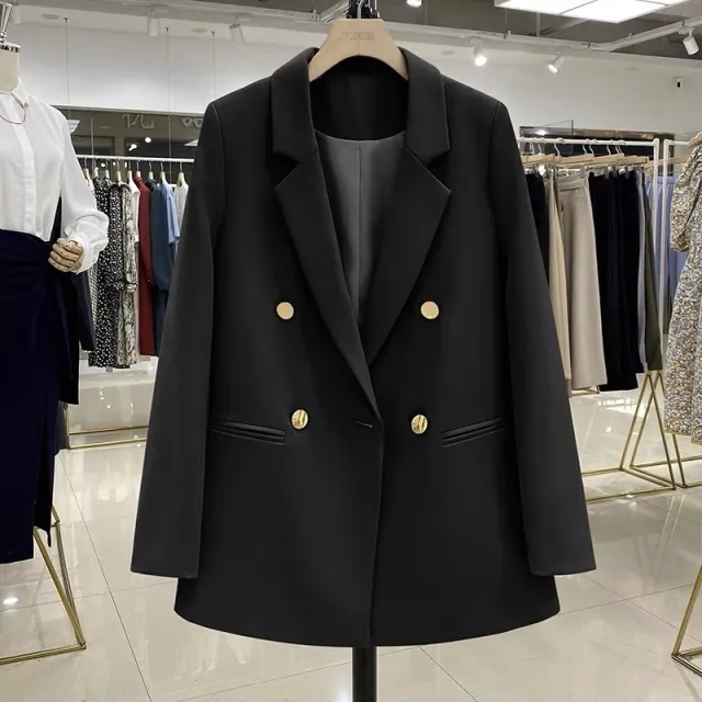 Niche High grade Fried Street Casual Small Suit Top Black - Shop at LoveMi