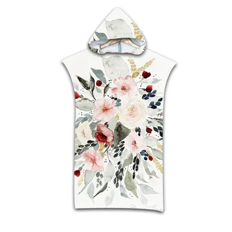 Beach Sun Protection Windproof Changing Bathrobe Hooded Cloak