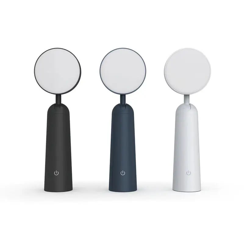 LED Touch Charging Three-color Electrodeless Dimming Charging Lamp