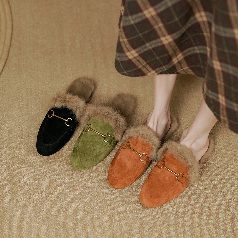 Fluffy Sheep And Suede Bunny Slippers