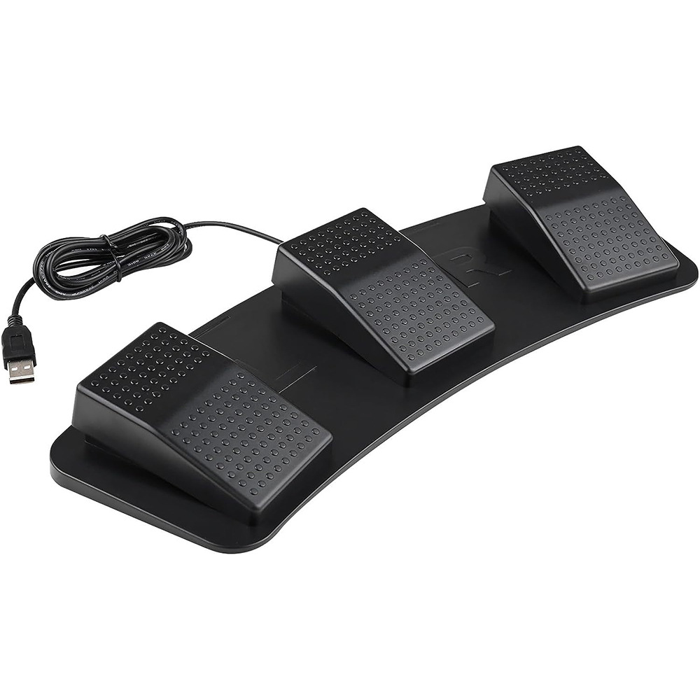 USB Three-Pedal Foot Control tastatur - Bilde 1