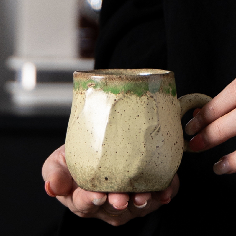 Rock-yun Kiln-change Coffee Cup For Home Use