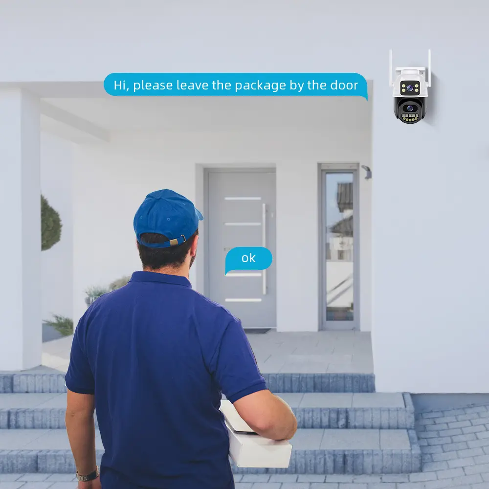 Binocular Wireless Home Surveillance Camera