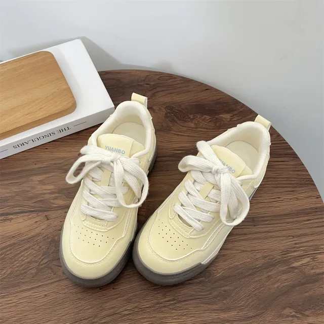 New Korean Style All matching Casual Sports Board Shoes Ins Fashion Yellow - Shop at LoveMi
