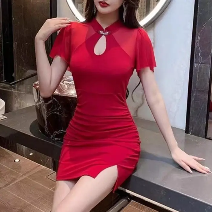 Bar Bodycon Nightclub Dress For Women