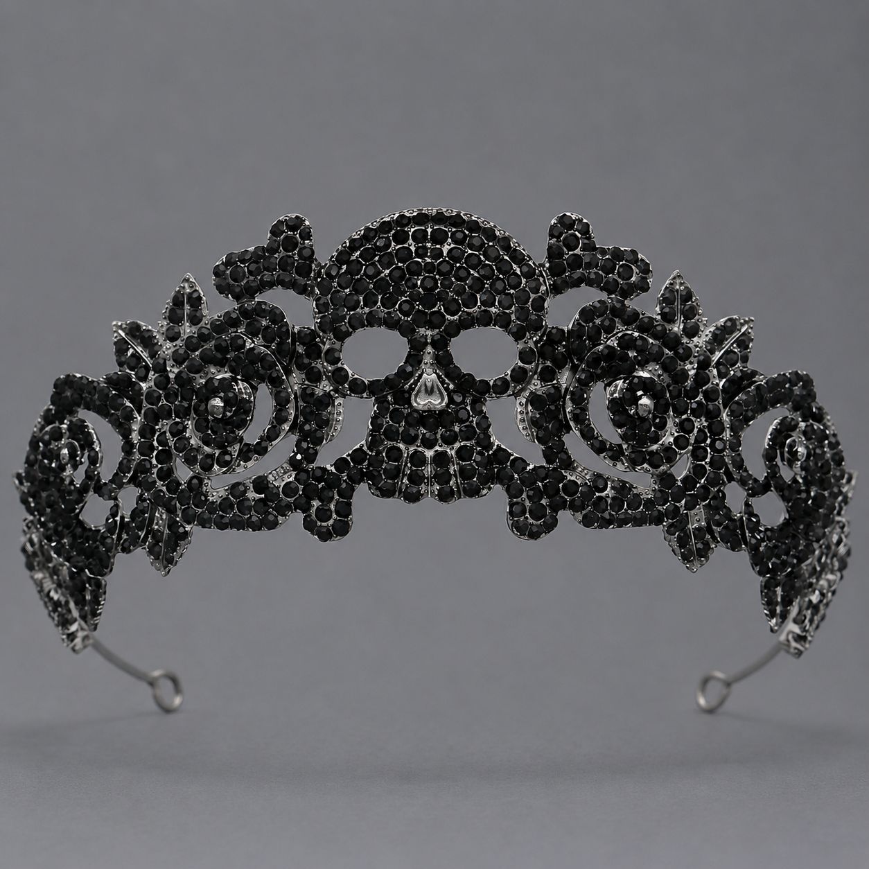 Dark High-end Alloy Rhinestone Crownstylish Headpiece — foto 23