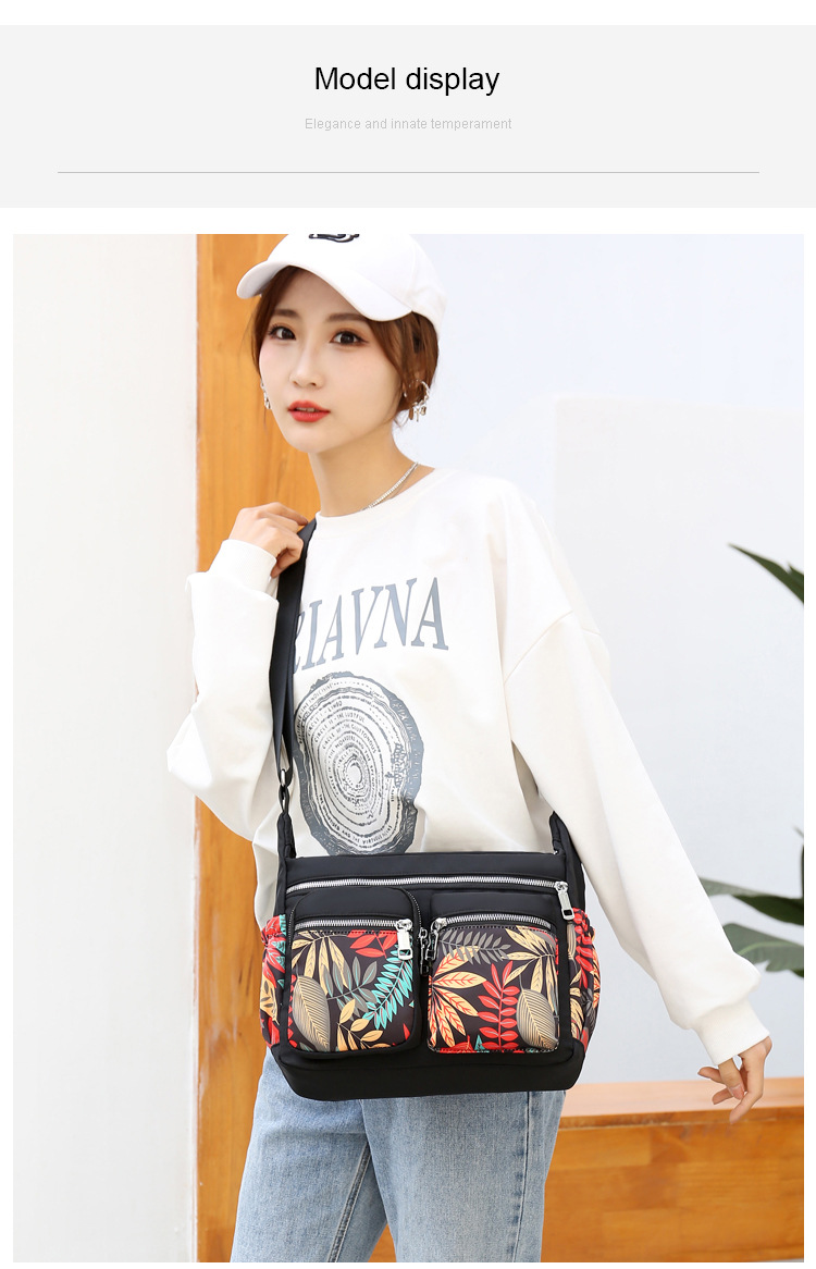 Title 1, Borsa a tracolla donna versione coreana in tess...