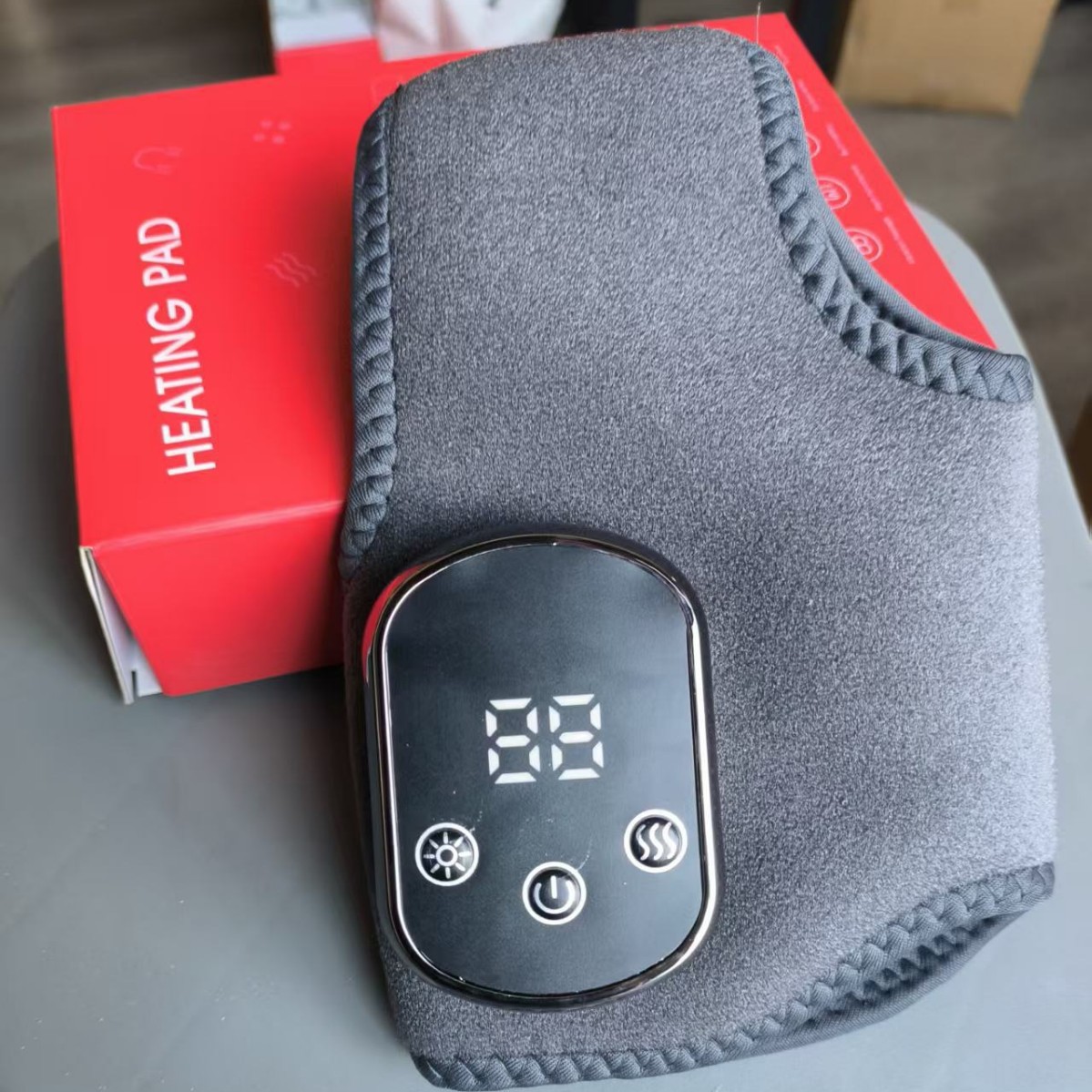 USB Electric Heated Foot Massager With Heat Therapy Rechargeable Model