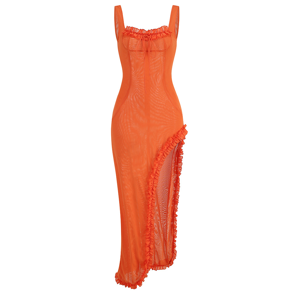 European And American Style Lace Lace Tube Top Dress