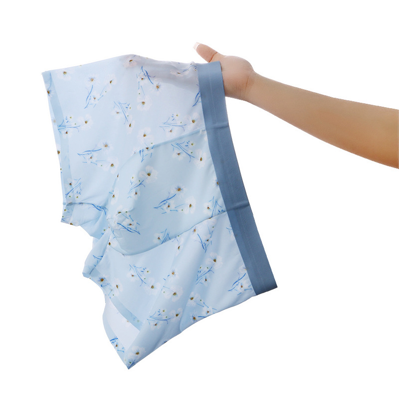 Thin Ice Silk Net Yarn Breathable Fruit Printed Underwear