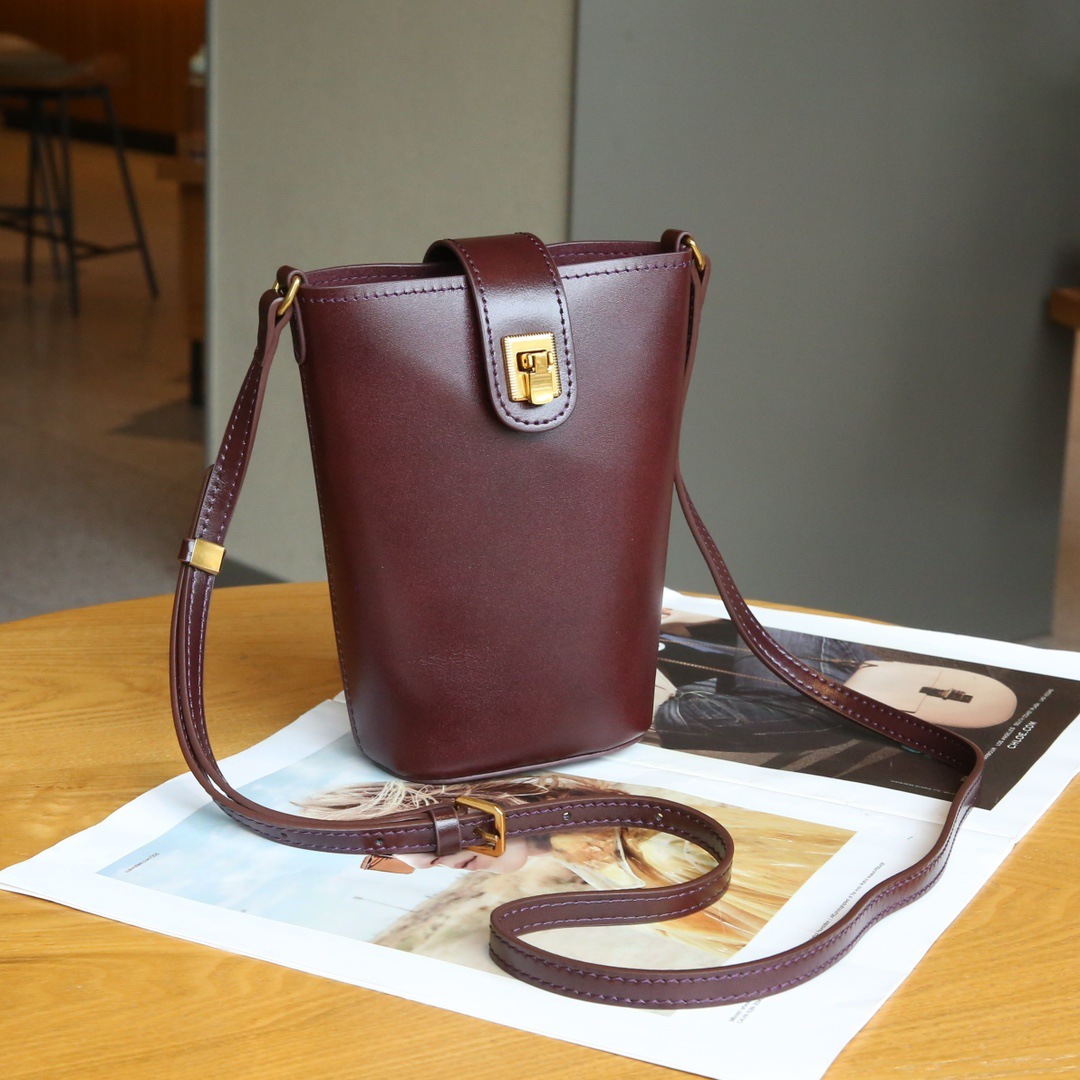 Genuine Leather Crossbody Bag