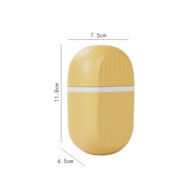 Striped Soap Box Yellow