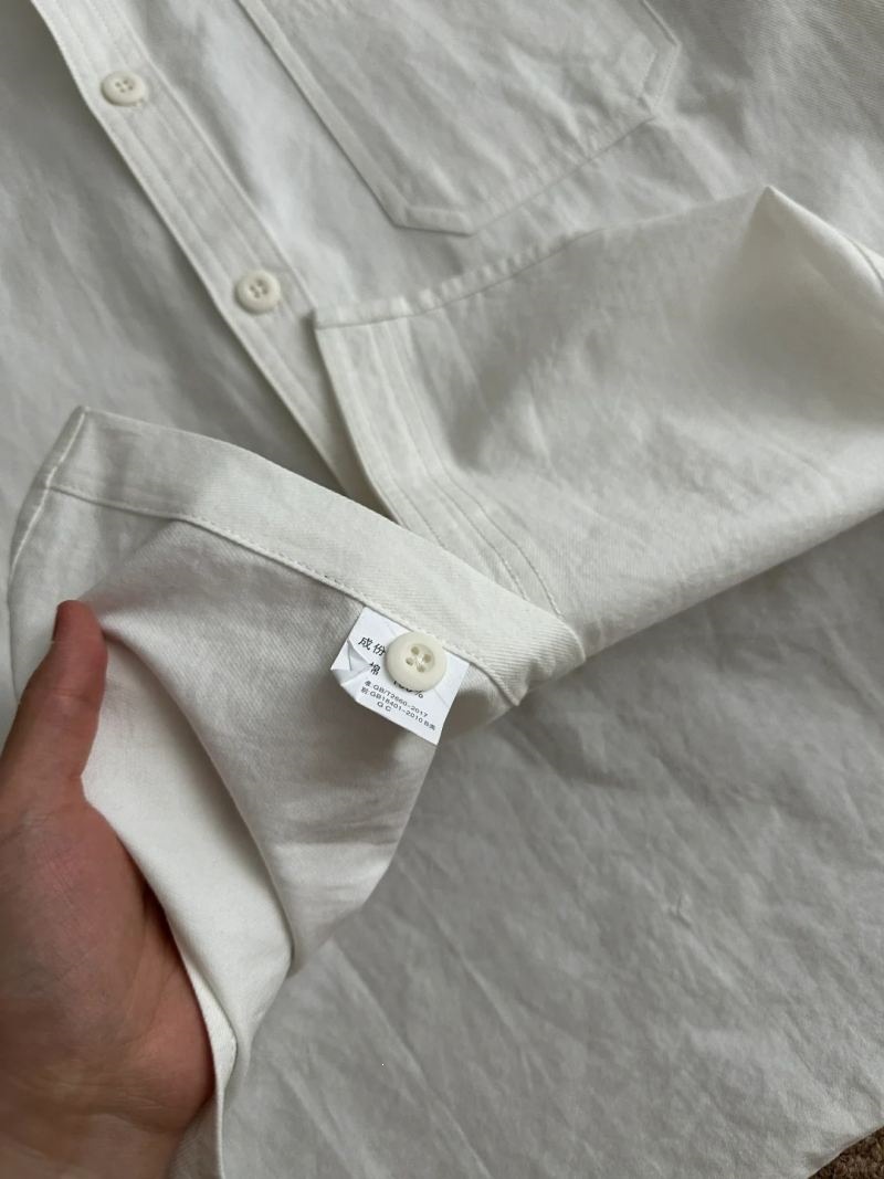 Breathable Pure Cotton Men’s Workwear Short Sleeve Shirt Breathable Pure Cotton Men’s Workwear Short Sleeve Shirt