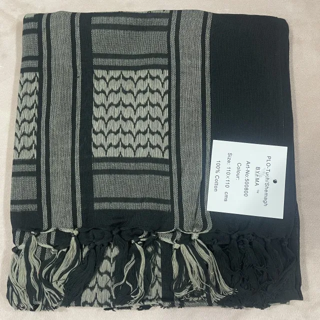 Camouflage Special Forces Jacquard Scarf Black Gold - Shop at LoveMi