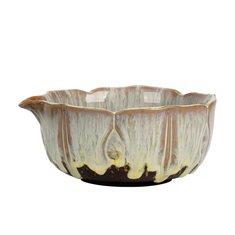 QIHUANG Brushed Retro Kiln-Changed Matcha Set