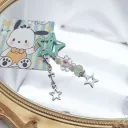 Pentagram Hairpin Green