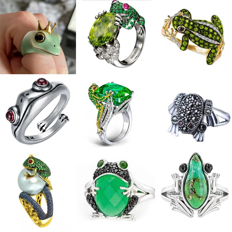 European And American-style Trendy Bracelet Collection Featuring A Frog Design