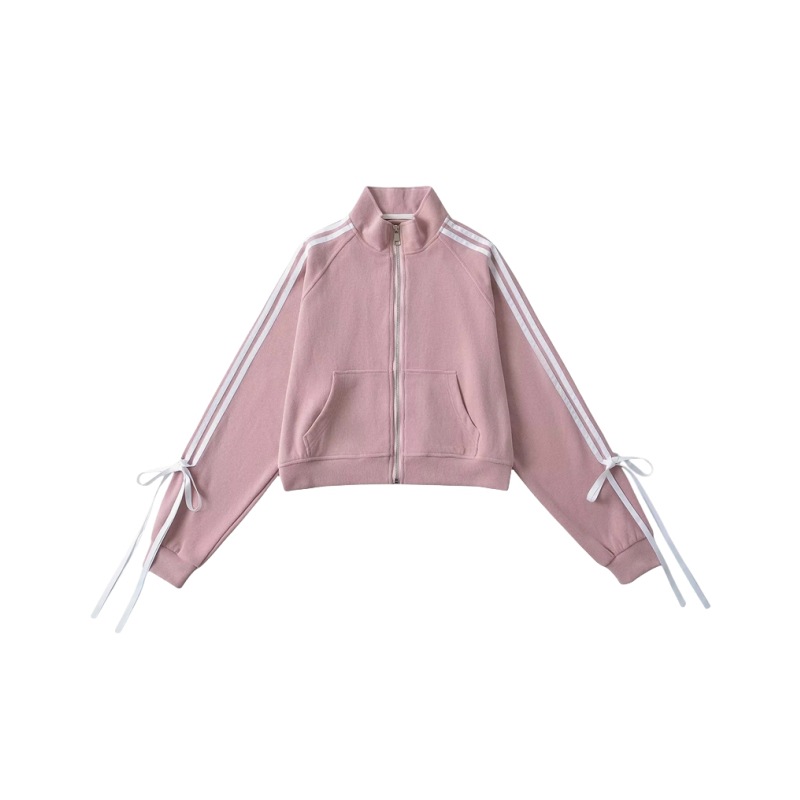 Women's Design Side Pull Bow Loose Casual Jacket