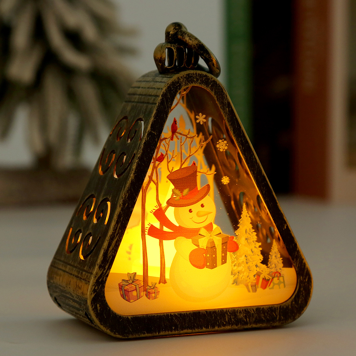 Title 9, Christmas Decorations Retro Electric Candle Lam...