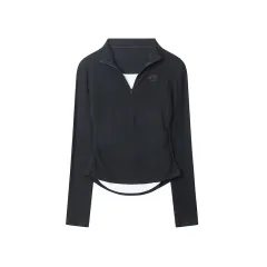 European And American Fake Two-piece Long-sleeved T-shirt Women's Autumn Design - Black - View 1
