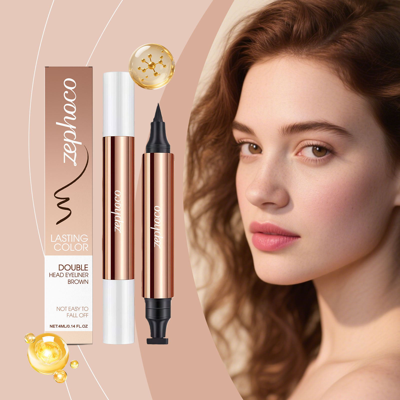 Silky Tip For Precise Eye Makeup A Dual Ended Eyeliner