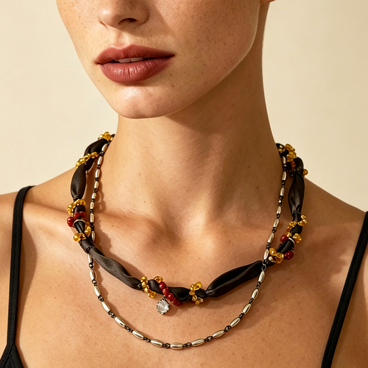 Bohemian-style Vintage Double-layer Necklace