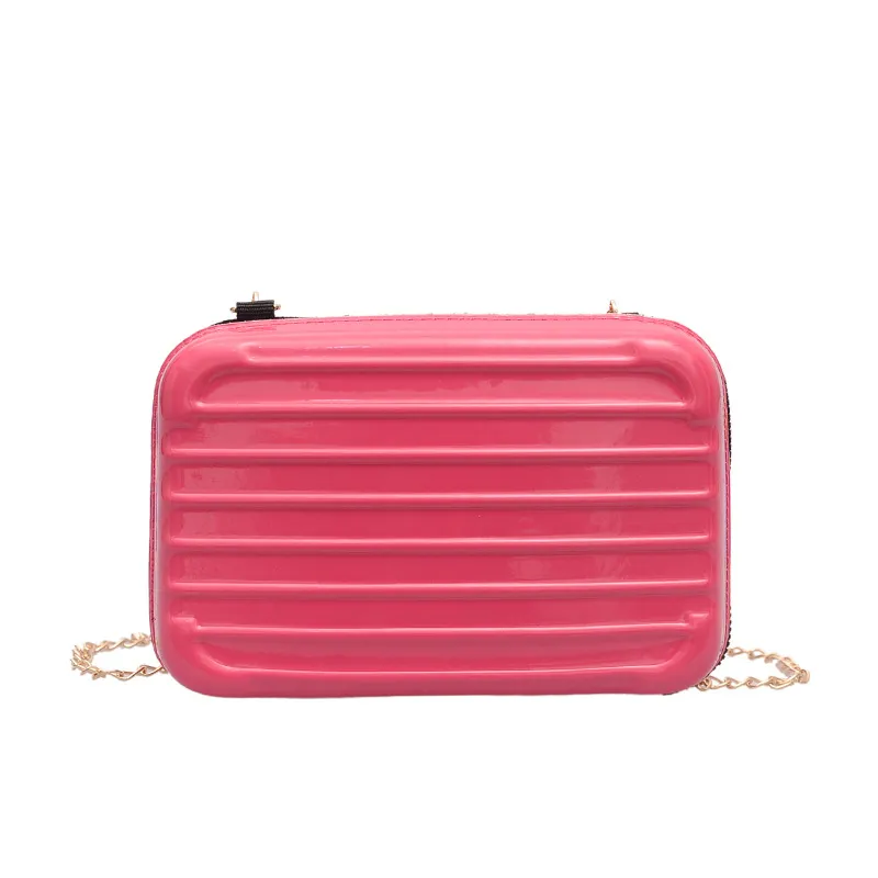 Women's Fashionable Simple One-shoulder Crossbody Bag - Rose