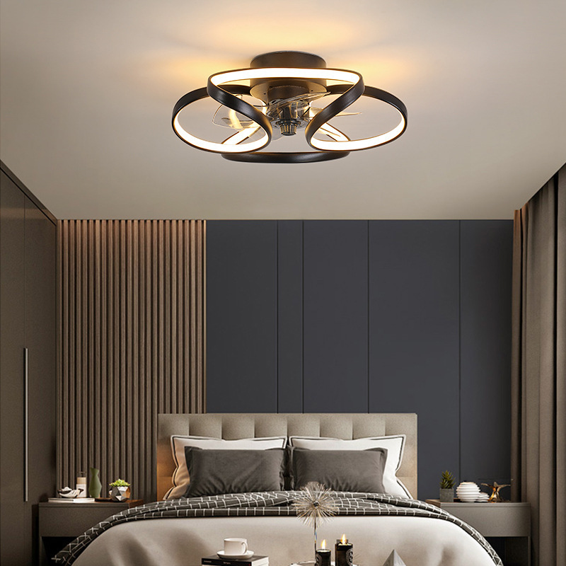 Modern Minimalist Ceiling Fan Lamp Invisible