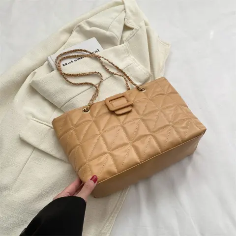 Women Shoulder Bags New Trendy Chic Chanel-style Rhombus Chain